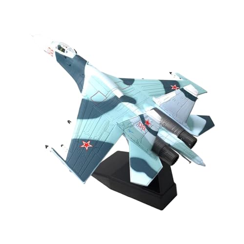 MERIGLARE Simulation 1:100 Flugzeugmodell mit Basismetall-Flugzeugmodell, Miniaturspielzeug für Regal, Schwarze Basis von MERIGLARE