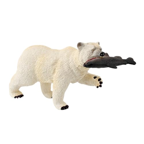 Weißer Bär, Handbemaltes Kunsthandwerk für Spielhaus Dekoration, Kognitives Spielzeug, Partygeschenke von MERIGLARE