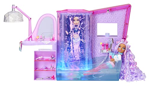 Mermaze Mermaidz Salon & Spa Spielset mit Farbwechsel - 2 Bereiche mit Farbwechsel, Bunte Lichter, Sprudelwand, Dusche, Badewanne, Beauty-Station und 19 Accessoires - für Kinder ab 4 Jahren Mermaze Mermaidz Salon & Spa Spielset mit Farbwechsel - 2 Bereiche mit Farbwechsel, Bunte Lichter, Sprudelwand, Dusche, Badewanne, Beauty-Station und 19 Accessoires - für Kinder ab 4 Jahren von MERMAZE MERMAIDZ