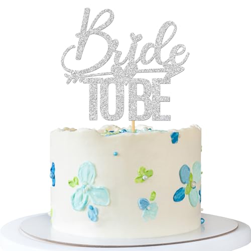 Tortenaufsatz "Bride to Be", Hochzeits-Brautparty, Kuchenzubehör, "We Still Do", Junggesellinnenabschied, Junggesellinnenabschied, Dekoration, silberfarbener Glitzer Tortenaufsatz "Bride to Be", Hochzeits-Brautparty, Kuchenzubehör, "We Still Do", Junggesellinnenabschied, Junggesellinnenabschied, Dekoration, silberfarbener Glitzer von MERRSHIN