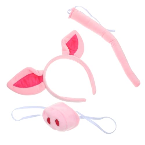 MERRYHAPY 1Satz Schwein Kostüm für Teiliges mit Rosa Tier Stirnband für Kostümpartys Halloween Karneval und Mehr Perfektes für Jugendliche MERRYHAPY 1Satz Schwein Kostüm für Teiliges mit Rosa Tier Stirnband für Kostümpartys Halloween Karneval und Mehr Perfektes für Jugendliche von MERRYHAPY