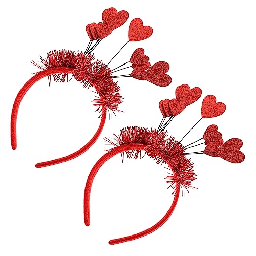 MERRYHAPY 2 Stück Valentinstag Haarreif Rote Pailletten Herz Haaraccessoires für Partys Festivals und Tägliche Anlässe Leicht und Bequem für Damen und Herren MERRYHAPY 2 Stück Valentinstag Haarreif Rote Pailletten Herz Haaraccessoires für Partys Festivals und Tägliche Anlässe Leicht und Bequem für Damen und Herren von MERRYHAPY