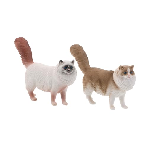 MERRYHAPY 2 Stücke Realistische Miniatur Katzenfiguren Detailgetreue Kunststoff Kätzchen Edukative Tiermodelle für Desktop Dekoration Bastelprojekte Geburtstags und Hochzeitstorten MERRYHAPY 2 Stücke Realistische Miniatur Katzenfiguren Detailgetreue Kunststoff Kätzchen Edukative Tiermodelle für Desktop Dekoration Bastelprojekte Geburtstags und Hochzeitstorten von MERRYHAPY