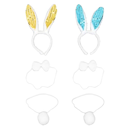 MERRYHAPY 2Satz Teiliges Kaninchen Kostüm Zubehör mit Bogen und Schwänzen für Geburtstagsfeiern Karneval Cosplay und Mehr MERRYHAPY 2Satz Teiliges Kaninchen Kostüm Zubehör mit Bogen und Schwänzen für Geburtstagsfeiern Karneval Cosplay und Mehr von MERRYHAPY