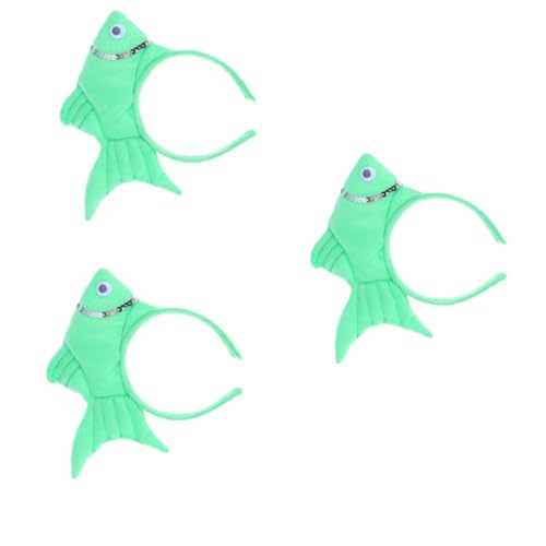 MERRYHAPY 3stücke Goldfisch Tierkopfschmuck Für Junge Mädchen Stereoskopisches Headdress Für Halloween Karneval Cosplay Und Partys Unisex Haarreifen Grün Für Jungen Und Mädchen MERRYHAPY 3stücke Goldfisch Tierkopfschmuck Für Junge Mädchen Stereoskopisches Headdress Für Halloween Karneval Cosplay Und Partys Unisex Haarreifen Grün Für Jungen Und Mädchen von MERRYHAPY
