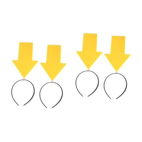 MERRYHAPY 4 Stück Lustige Requisiten Lustige Haarreifen Mädchen-outfit Stirnband Mit Pfeilspitze Kopfbedeckung Lustige Pfeilspitzen-haarband-dekoration Haarband Mit Kostüm Stoff Yellow MERRYHAPY 4 Stück Lustige Requisiten Lustige Haarreifen Mädchen-outfit Stirnband Mit Pfeilspitze Kopfbedeckung Lustige Pfeilspitzen-haarband-dekoration Haarband Mit Kostüm Stoff Yellow von MERRYHAPY