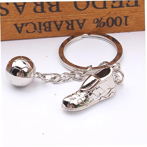 MERRYHAPY 5 Stück Fußballschuh Schlüsselanhänger Silber Sportlicher Soccer themen Anhänger Leichtes Geruchsfreies Souvenir Geschenk für Fußballfans Dekoratives Accessoire für Tasche und MERRYHAPY 5 Stück Fußballschuh Schlüsselanhänger Silber Sportlicher Soccer themen Anhänger Leichtes Geruchsfreies Souvenir Geschenk für Fußballfans Dekoratives Accessoire für Tasche und von MERRYHAPY