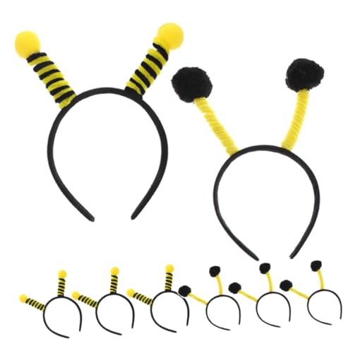 MERRYHAPY 8 Stück Teiliges Bienen antennen Haarreif Leichtes Stirnband für Damen Bequemer Party Cosplay kopfschmuck für Fasching Halloween Mottoparty und Bienen Kostüm MERRYHAPY 8 Stück Teiliges Bienen antennen Haarreif Leichtes Stirnband für Damen Bequemer Party Cosplay kopfschmuck für Fasching Halloween Mottoparty und Bienen Kostüm von MERRYHAPY