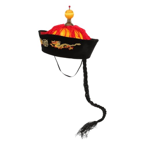 MERRYHAPY Chinesischer Zopfhut Cosplay-kaiserhut Kaiserhut Der Qing-dynastie Hut Aus Der Qing-dynastie Orientalische Mütze Im Chinesischen Stil Königlicher Hofhut Dekorativer Krone China MERRYHAPY Chinesischer Zopfhut Cosplay-kaiserhut Kaiserhut Der Qing-dynastie Hut Aus Der Qing-dynastie Orientalische Mütze Im Chinesischen Stil Königlicher Hofhut Dekorativer Krone China von MERRYHAPY