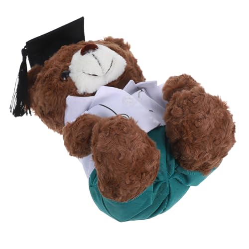 MERRYHAPY Abschlussbär Aus Plüsch Und Pp-baumwolle Süß Und Gemütlich Für Doktoranden College Und Party-zubehör von MERRYHAPY