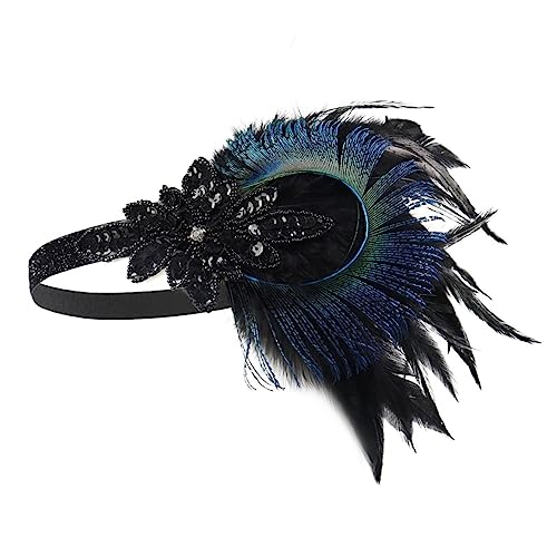 MERRYHAPY Flapper-kopfschmuck 1920er Stirnbänder Vintage Hochzeit Tanz Party Accessoires Damen MERRYHAPY Flapper-kopfschmuck 1920er Stirnbänder Vintage Hochzeit Tanz Party Accessoires Damen von MERRYHAPY