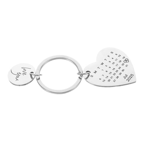 MERRYHAPY Kalender Schlüsselanhänger Datum Schlüsselanhänger Hochzeitstag Schlüsselanhänger Schlüsselanhänger Ihn Valentinstag MERRYHAPY Kalender Schlüsselanhänger Datum Schlüsselanhänger Hochzeitstag Schlüsselanhänger Schlüsselanhänger Ihn Valentinstag von MERRYHAPY