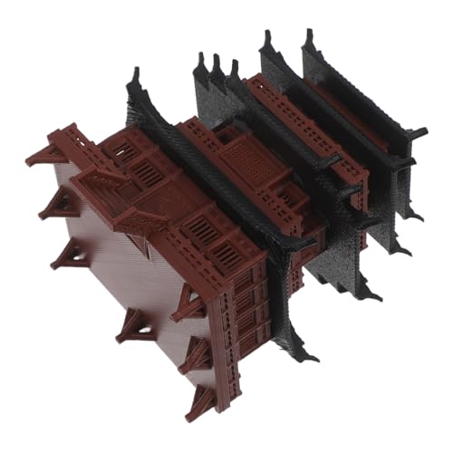 MERRYHAPY Miniatur Chinesischer Pavillon Modell Detailreiche Antike Architektur Figurine Vielseitige Dekoration für Bonsai Aquarium Micro Landschaft Asiatischer Vintage Stil von MERRYHAPY