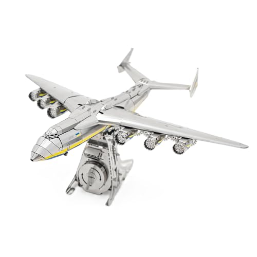 Assembled Large Version of ANTONOV Mriya AN-225 Exclusive Edition Official Product, 3D Model DIY Kit, Airplane Working Model Ukrainian Dream by Metal Time. von METAL-TIME