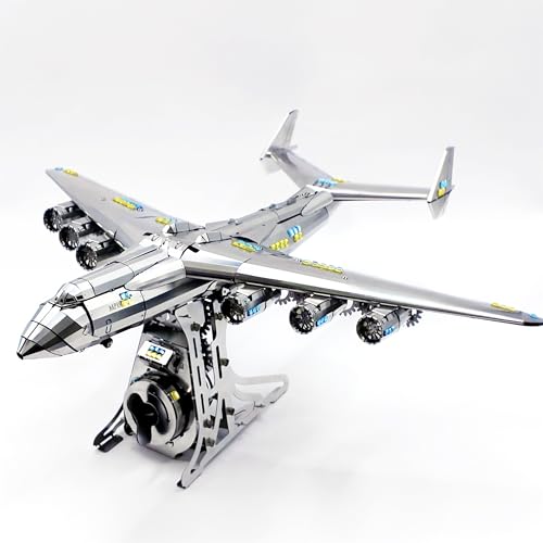 METAL-TIME AN-225 Mriya Crystal Edition Swarovski® Kristalle Edelstahl DIY Modellbausatz 106 Kristalle von METAL-TIME