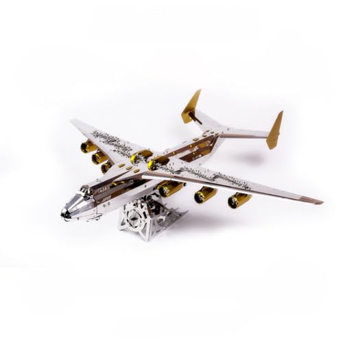 METAL-TIME ANTONOV Mriya AN-225 Exklusive Edition, offizielles Produkt, mechanisches Modell, Frachtflugzeug, 3D-Modell-Bausatz, Flugzeug-Arbeitsmodell, ukrainischer Traum von METAL-TIME