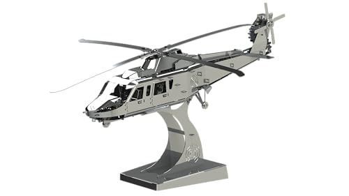 Lifting Spirit 3D-Mechanikhubschrauber-Modellbausatz aus Metall | Einzigartiger Aufziehmechanismus | DIY-Konstruktion aus Edelstahl mit Werkzeugkasten zum Sammeln, 134 Teile von METAL-TIME
