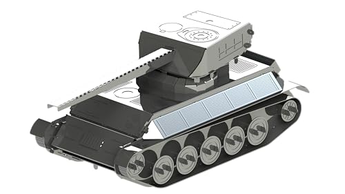 METAL TIME Modell AMX-13/75, 3D-Puzzles für Erwachsene oder Jugendliche, DIY-Metallpuzzle-Modellbausatz, 3D-Metallmodell-Denkaufgabe – tolle Geschenkidee, 56 Teile. von METAL-TIME