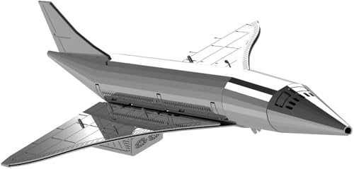 Metal-Time Supersonic Legend Metal Concord Model Cargo Aircraft Assemble Model Kit 3D Model DIY Kit Flugzeug Arbeitsmodell 7 Stück von METAL-TIME