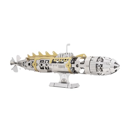 Modell U-Boot Kit mit Toolkit, DIY Scale Model, 3D Modellbausatz Elusive Nautilus, Moving Aufziehbares U-Boot Modell, Steampunk Puzzle Constructor für Kinder, Jugendliche und Erwachsene Modell U-Boot Kit mit Toolkit, DIY Scale Model, 3D Modellbausatz Elusive Nautilus, Moving Aufziehbares U-Boot Modell, Steampunk Puzzle Constructor für Kinder, Jugendliche und Erwachsene von METAL-TIME
