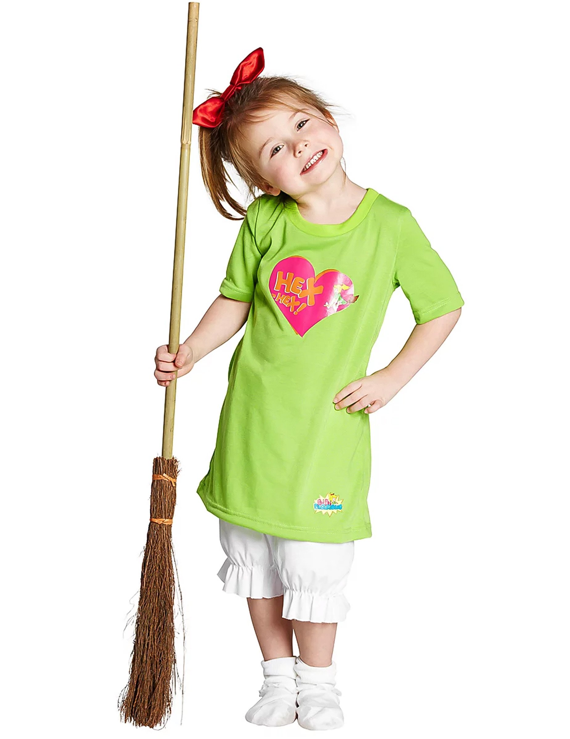 Bibi Blocksberg Kostüm für Kinder grün/orange von METAMORPH GmbH