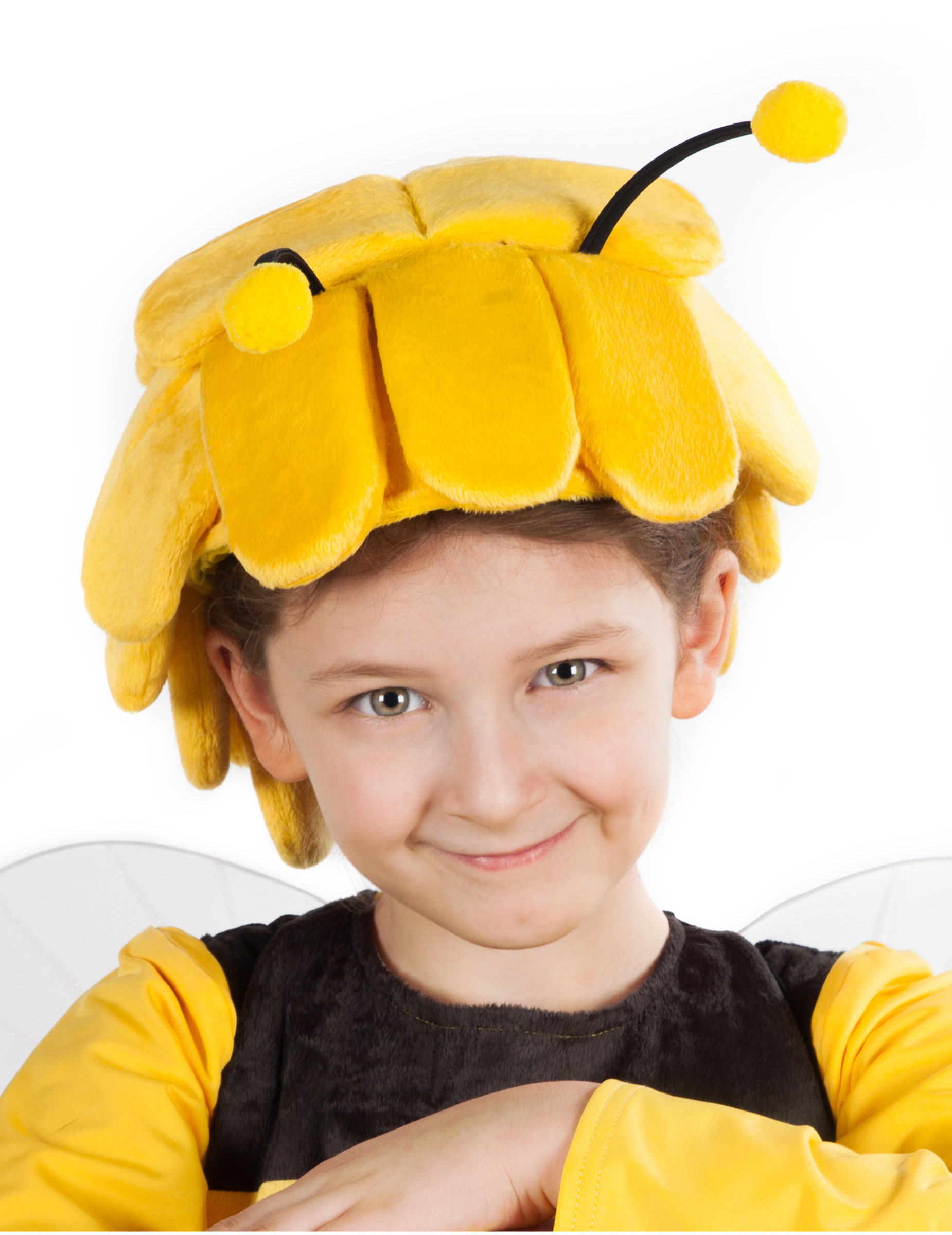 Biene Maja-Mütze für Kinder Kostüm-Accessoire gelb-schwarz Biene Maja-Mütze für Kinder Kostüm-Accessoire gelb-schwarz von METAMORPH GmbH