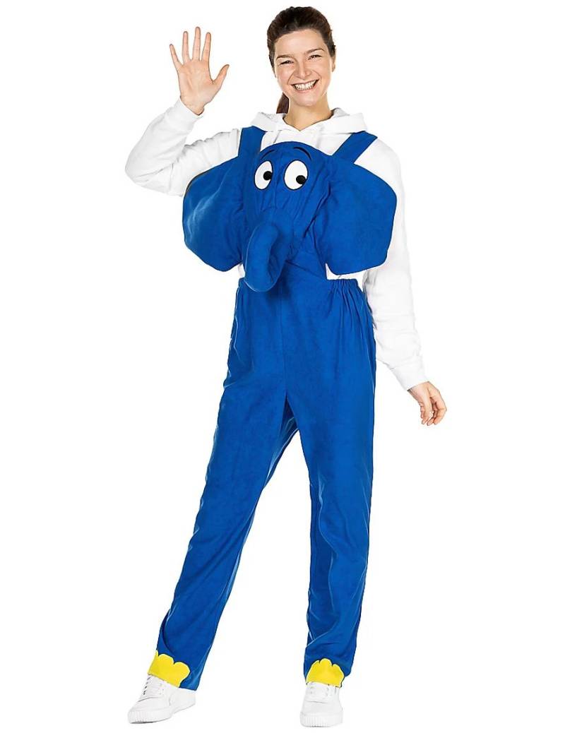 Die Sendung mit der Maus - Erwachsenenkostüm Elefant blau von METAMORPH GmbH