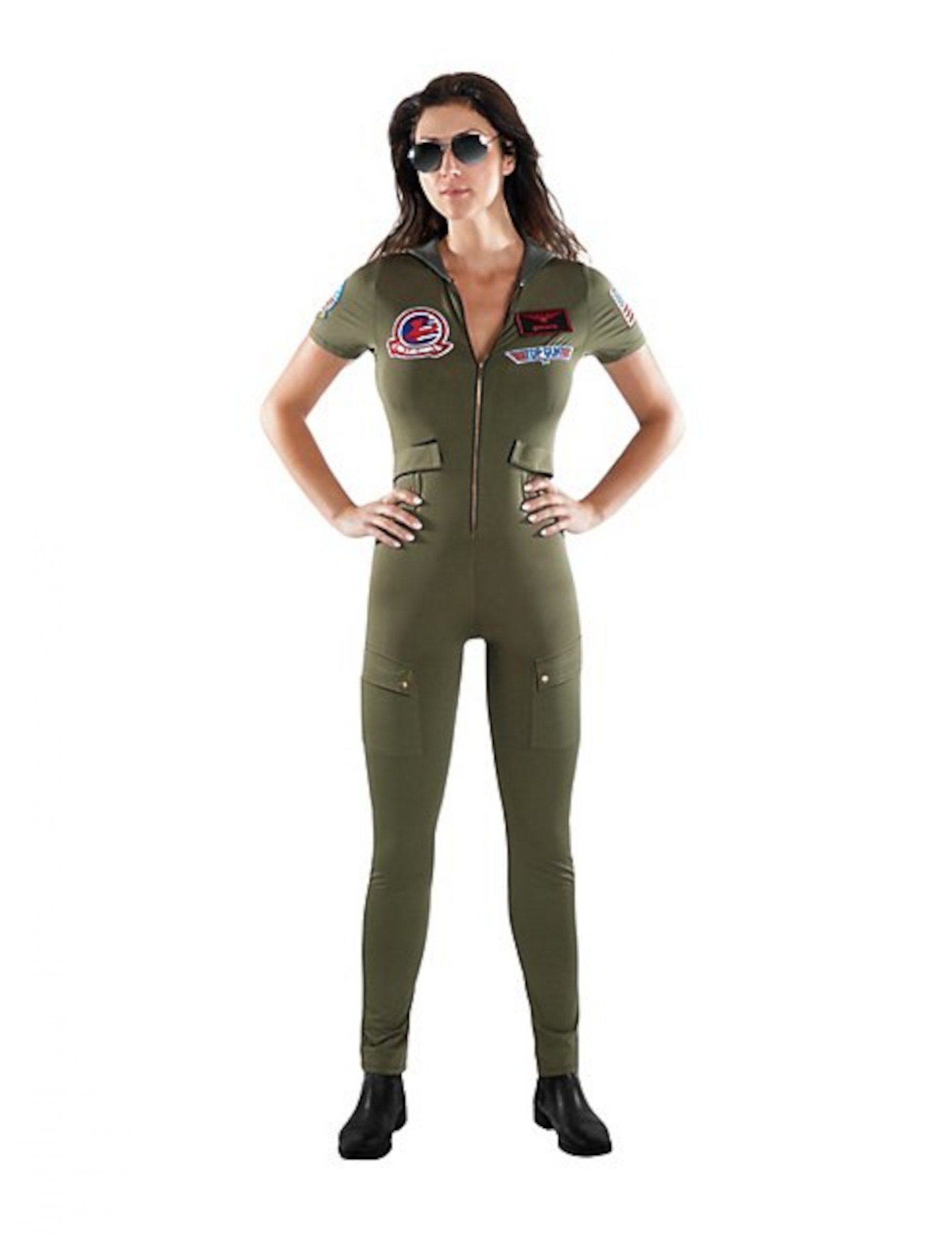 Offizielles Top Gun Erwachsenenkostüm grün Offizielles Top Gun Erwachsenenkostüm grün von METAMORPH GmbH