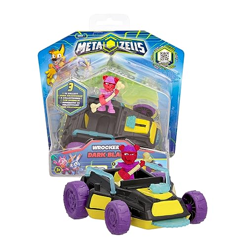 METAZELLS Dark Blade - Fahrzeug mit Funktionen inkl. Figur, optimales Geschenk für Jungen und Mädchen + 4 Jahre von METAZELLS Imc toys