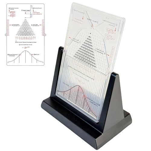 MEUBLLY Galton-Tischbrett, Dalton-Tischbrett, Demonstration effektiver statistischer Gesetze, Lehrmittel für Physiklabor, Wahrscheinlichkeitsmodell mit Glockenkurve, für Physik und Unterricht(Large) MEUBLLY Galton-Tischbrett, Dalton-Tischbrett, Demonstration effektiver statistischer Gesetze, Lehrmittel für Physiklabor, Wahrscheinlichkeitsmodell mit Glockenkurve, für Physik und Unterricht(Large) von MEUBLLY