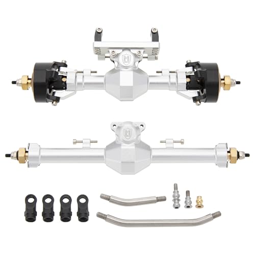 MEUS Racing Isokinetische 3-teilige CVD-Vorderachse und Hinterachse, maximaler Lenkwinkel 52° breiter +5 mm für axiale SCX24 Deadbolt C10 JLU Gladiator Bronco 1/24 RC Crawler Upgrade-Teile (SLIVER, MEUS Racing Isokinetische 3-teilige CVD-Vorderachse und Hinterachse, maximaler Lenkwinkel 52° breiter +5 mm für axiale SCX24 Deadbolt C10 JLU Gladiator Bronco 1/24 RC Crawler Upgrade-Teile (SLIVER, von MEUS RACING