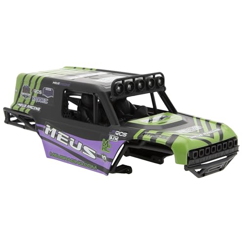 MEUS Racing MB18 TRX4M Karosserie- und Chassisrahmen-Kit für Traxxas TRX4M Defender Bronco K10 F150 High Trail 1/18 RC Crawler Upgrades Teile (Grün und Lila) von MEUS RACING