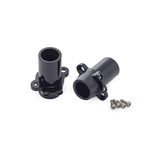 MEXWLOP Metall vorne hinten, for AR14B Achsgehäuse Achsschenkel C-Hub Sechskantrotor-Bremssattel, for 1/10 RC Rock Bouncer, for Axial RBX10 Ryft(Axle Adapters-BK) von MEXWLOP