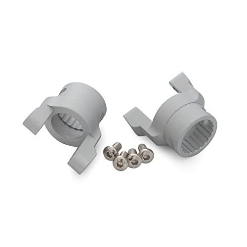 MEXWLOP Metallkegelrad-Antriebswelle, Achsschenkel, C-Hub-Trägerverbindungshalterungen, for AR60-Achse Axial, for Wraith RR10 Bomber Rig RC Rock Racer(F) von MEXWLOP
