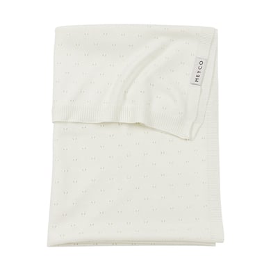 MEYCO Babydecke Ajour Bambus offwhite 100 x 150 cm MEYCO Babydecke Ajour Bambus offwhite 100 x 150 cm von Meyco