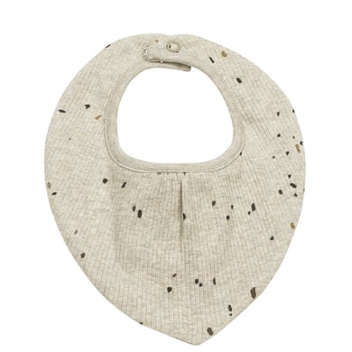 MEYCO Bandana-Lätzchen 2er-Pack Rib Mini Spot sand melange von Meyco