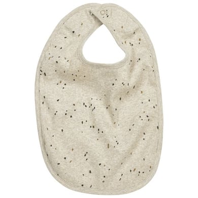 MEYCO Lätzchen Rib Mini Spot sand melange 2er-Pack von Meyco