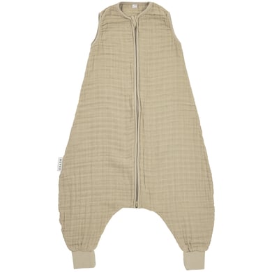 MEYCO Schlafoverall Jumper Musslin Uni sand von Meyco
