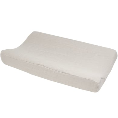 MEYCO Wickelauflagen Bezug pre-washed Musselin greige 50 x 70 cm von Meyco