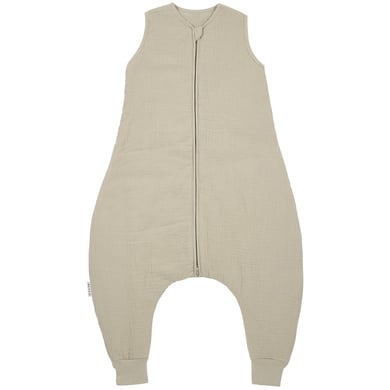 MEYCO Schlafoverall Jumper Muslin Uni prewashed sand von Meyco