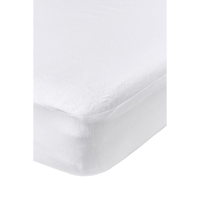 Meyco Molton Spannbettlaken wasserdicht 60 x 120 cm weiß von Meyco
