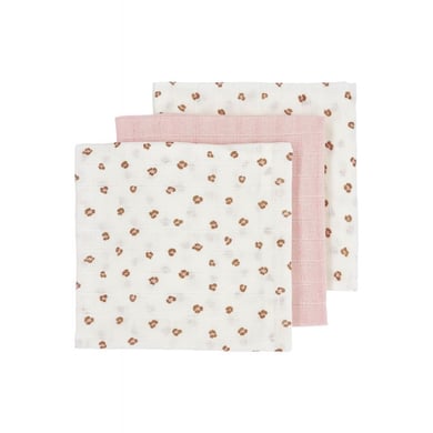 Meyco Musselin Mullwindeln 3er Pack Mini Panther Soft Pink Meyco Musselin Mullwindeln 3er Pack Mini Panther Soft Pink von Meyco