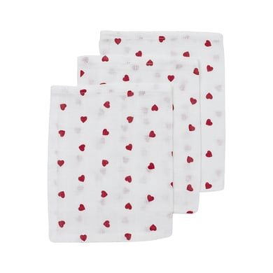 Meyco Waschhandschuh 3er-Pack Sweet Heart 20 x 17 cm von Meyco