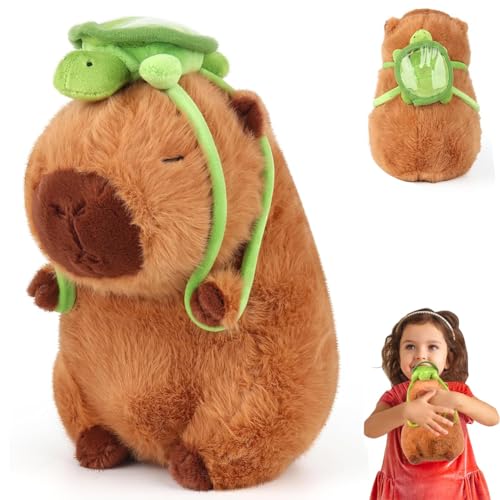 MEZHEN Capybara Plüschtier Capybara Kuscheltier Großes Plüsch Capybara-Plüschtier Weiches Plüsch Wohndekor Jungen Mädchen Geschenke Niedliches Realistisches von MEZHEN