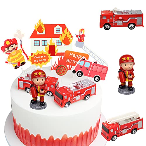MEZHEN Feuerwehrmann Tortendeko Geburtstag Kuchen Deko Figuren Feuerwehrauto Cake Topper Happy Birthday Kindergeburtstag Deko Torte Geburtstagsdeko Kuchendeko Feuerwehrmann Geburtstagsparty MEZHEN Feuerwehrmann Tortendeko Geburtstag Kuchen Deko Figuren Feuerwehrauto Cake Topper Happy Birthday Kindergeburtstag Deko Torte Geburtstagsdeko Kuchendeko Feuerwehrmann Geburtstagsparty von MEZHEN