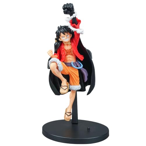 MEZHEN Figuren One Piece Anime Figur Model Luffy Anime Figur Anime Figuren PVC Statue Dekoration Sammlerstück Charakter Action Modell Schreibtische Anime-Fans Spielzeug Geschenk Mitgebsel von MEZHEN