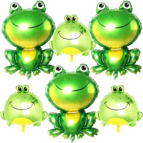 MEZHEN Folienballon Frosch Geburtstagsdeko Ballon Tiere Luftballon Folie Kindergeburtstag Deko Geburtstag Luftballons Helium für Geburtstagsfeier Sommerparty MEZHEN Folienballon Frosch Geburtstagsdeko Ballon Tiere Luftballon Folie Kindergeburtstag Deko Geburtstag Luftballons Helium für Geburtstagsfeier Sommerparty von MEZHEN