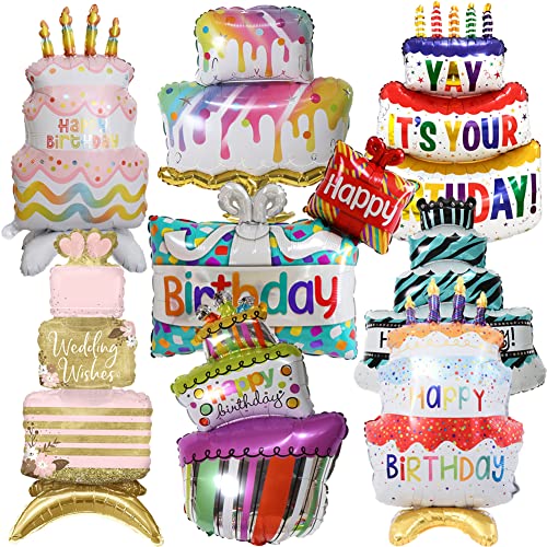 MEZHEN Folienballon Geburtstag Luftballons Happy Birthday Luftballon Folie Geburtstagskuchen Ballon Geschenk Luftballons Helium Ballons Hochzeit Torte Kindergeburtstag Deko MEZHEN Folienballon Geburtstag Luftballons Happy Birthday Luftballon Folie Geburtstagskuchen Ballon Geschenk Luftballons Helium Ballons Hochzeit Torte Kindergeburtstag Deko von MEZHEN