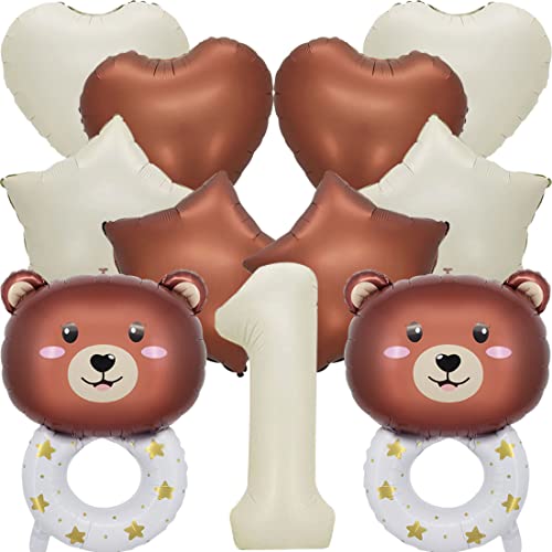 MEZHEN Bär Luftballon Aluminium Folie Teddybär Folienballon Bär Erster Geburtstag Luftballon Dekoration Bären Deko Geburtstag Helium Ballon Teddybär Kindergeburtstag Deko 11 Stück MEZHEN Bär Luftballon Aluminium Folie Teddybär Folienballon Bär Erster Geburtstag Luftballon Dekoration Bären Deko Geburtstag Helium Ballon Teddybär Kindergeburtstag Deko 11 Stück von MEZHEN
