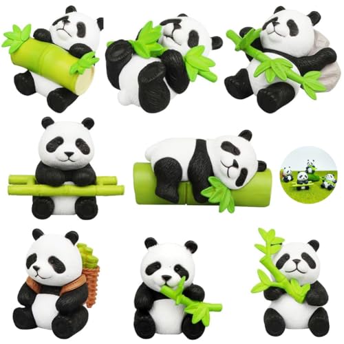 MEZHEN Panda Figuren Tortendeko Panda Kuchen Deko Panda Figur Harz Ornamente Gartendeko Kuchendeko Handwerk Kindergeburtstag Party Geschenk 8 Stück MEZHEN Panda Figuren Tortendeko Panda Kuchen Deko Panda Figur Harz Ornamente Gartendeko Kuchendeko Handwerk Kindergeburtstag Party Geschenk 8 Stück von MEZHEN